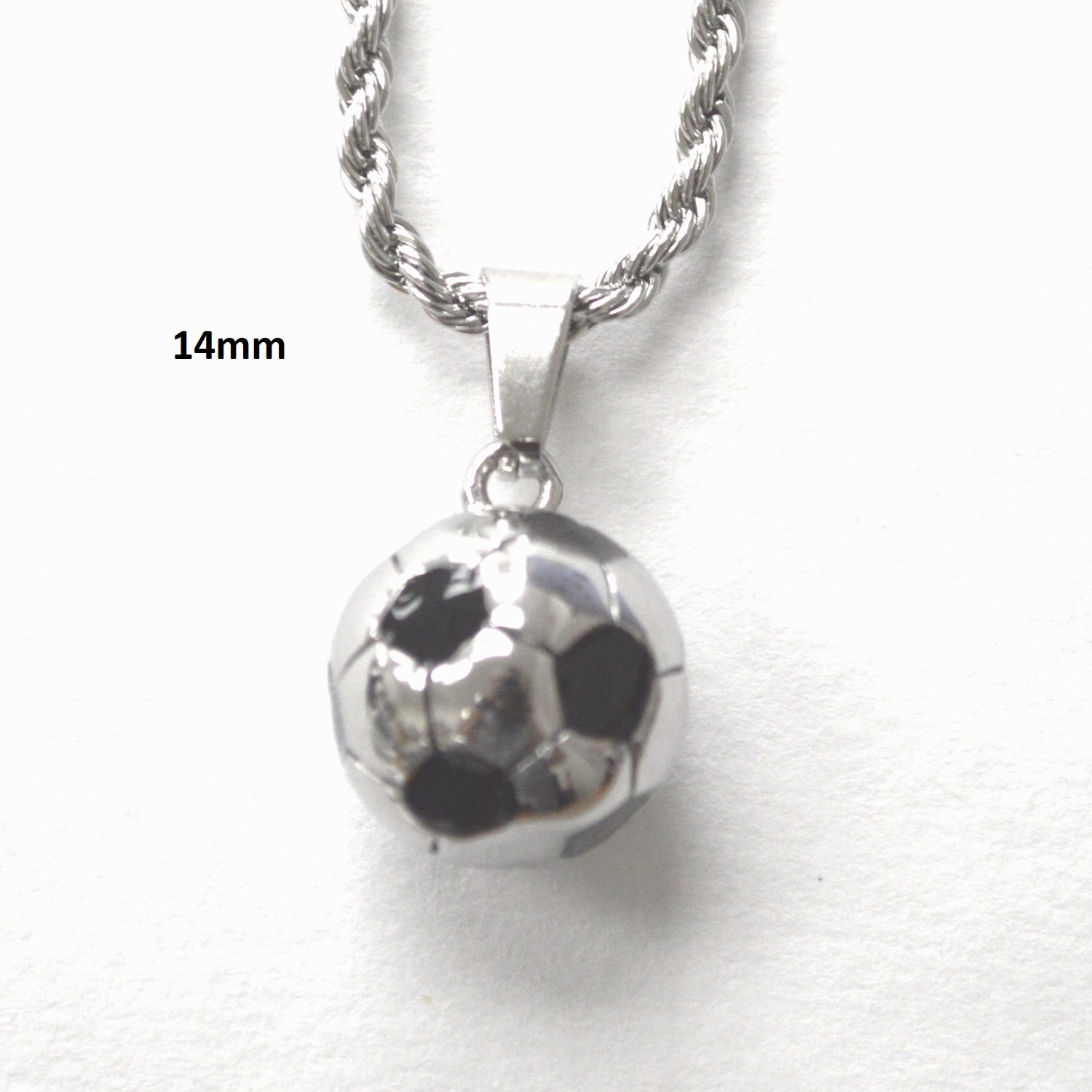 Soccer Ball Stainless Steel Pendant 86-1937S