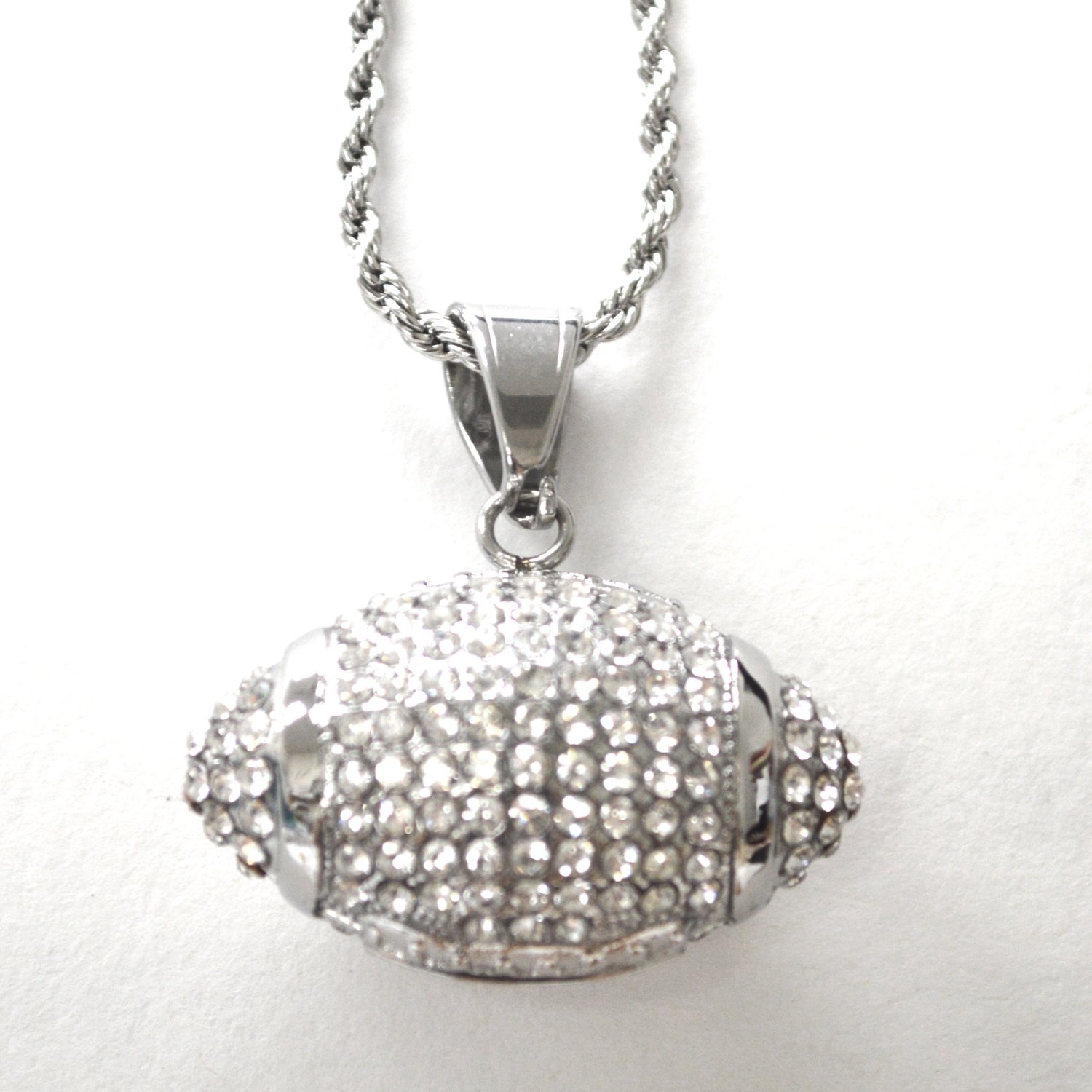 Football Stainless Steel Pendant 86-2624S