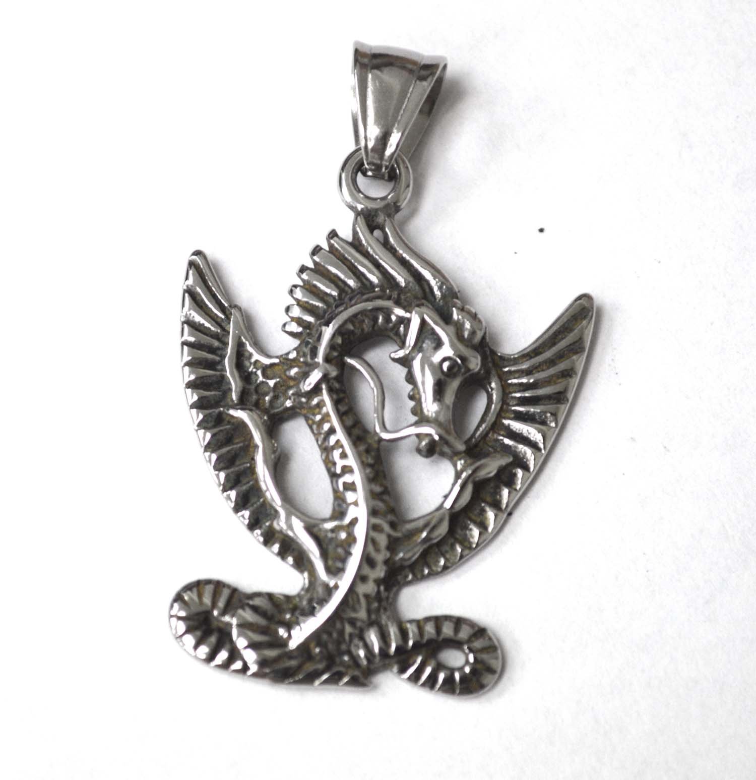 Flying Dragon Stainless Steel Pendant 86-2375