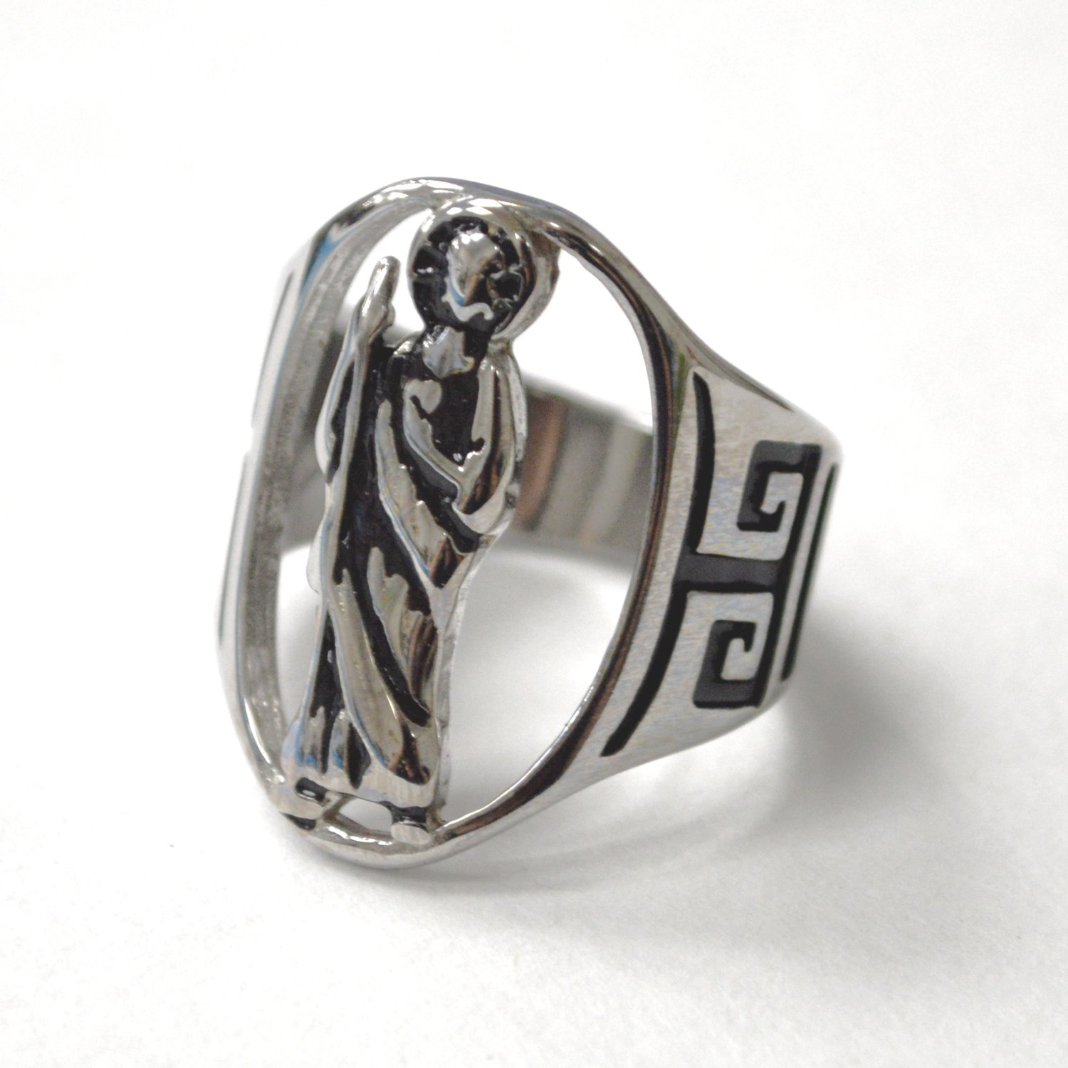 St Jude Stainless Steel Ring 81-1775S