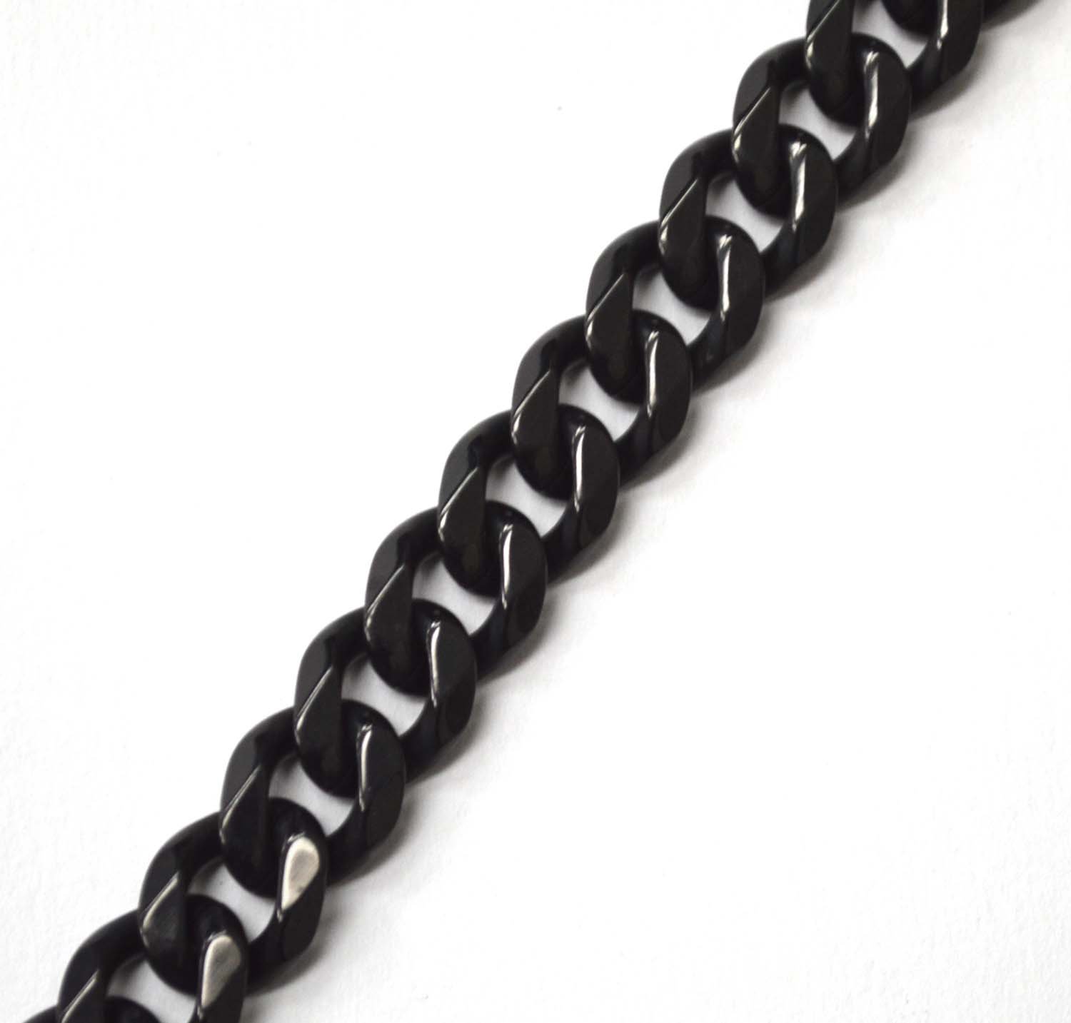 9mm Miami Cuban Black Plated 85-239B-Mia-9