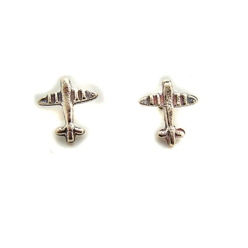 Airplane Stud Earring 53-5109