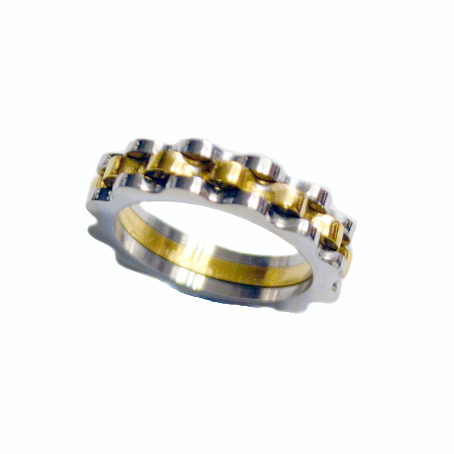 2 TONE GOLD DECORATIVE RING (5mm) 81-1164-2T