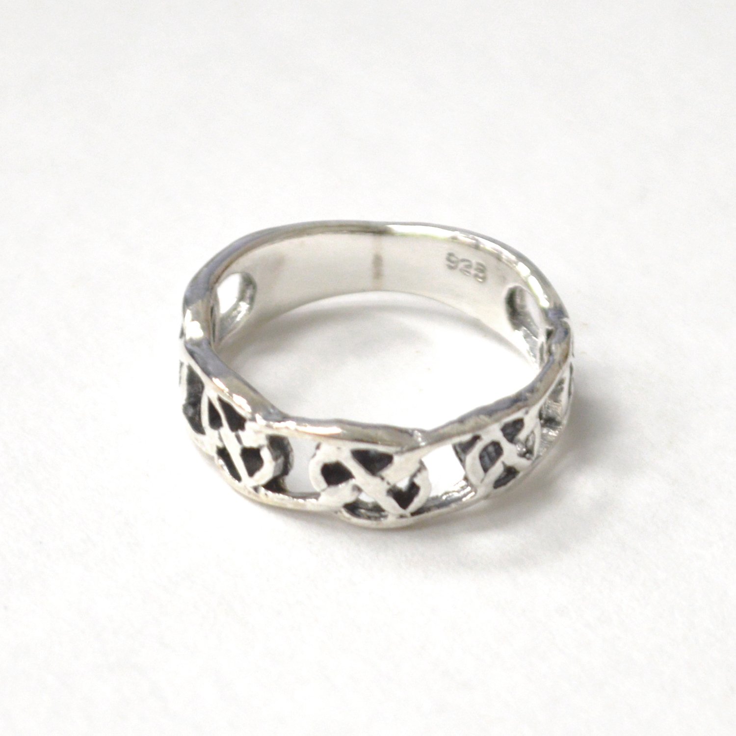 Celtic Design Sterling Silver Ring 51-3111