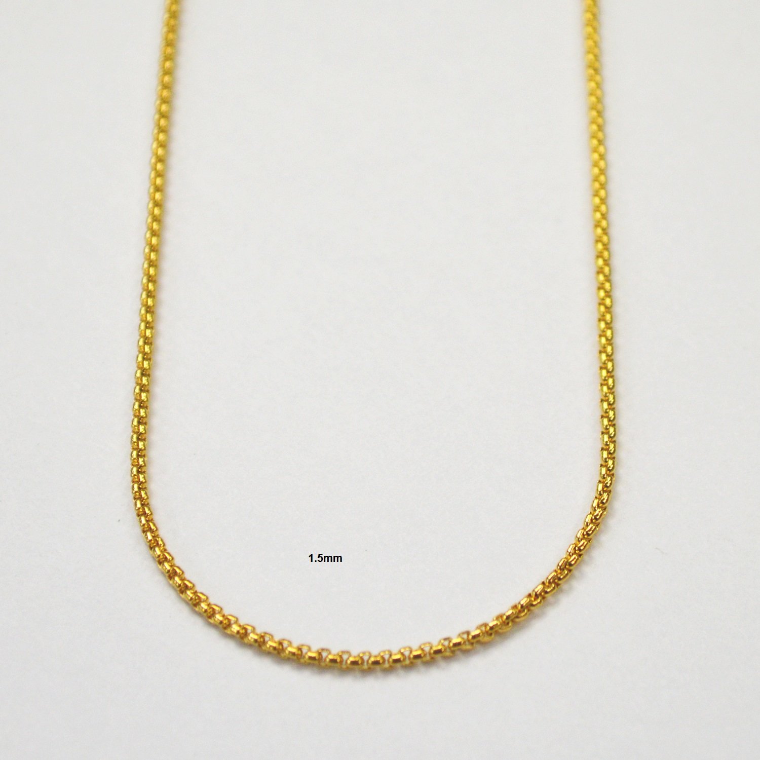 1.5mm Sq ROLO Gold IP Plate 85-207G-1.5