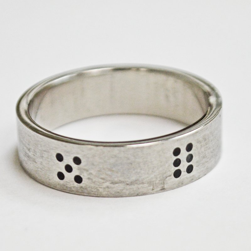 Dice number Ring (6mm) 81-930