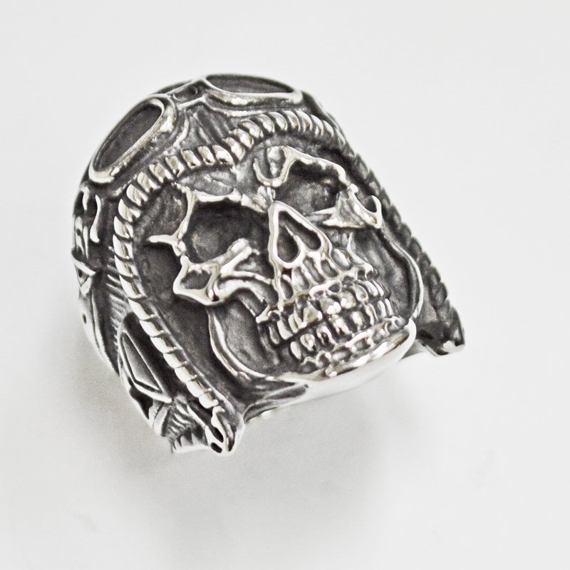 SKULL PILOT RING (33mm) 81-1221S