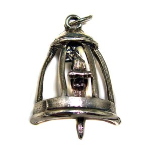 Bird in a Cage Pendant Sterling Silver 561157