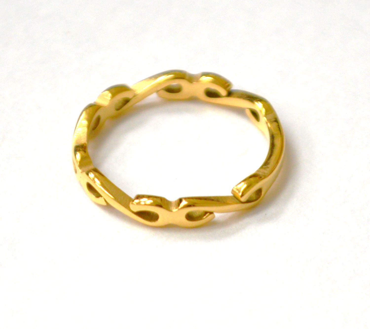 Gold IP Plated Ring 81-977G