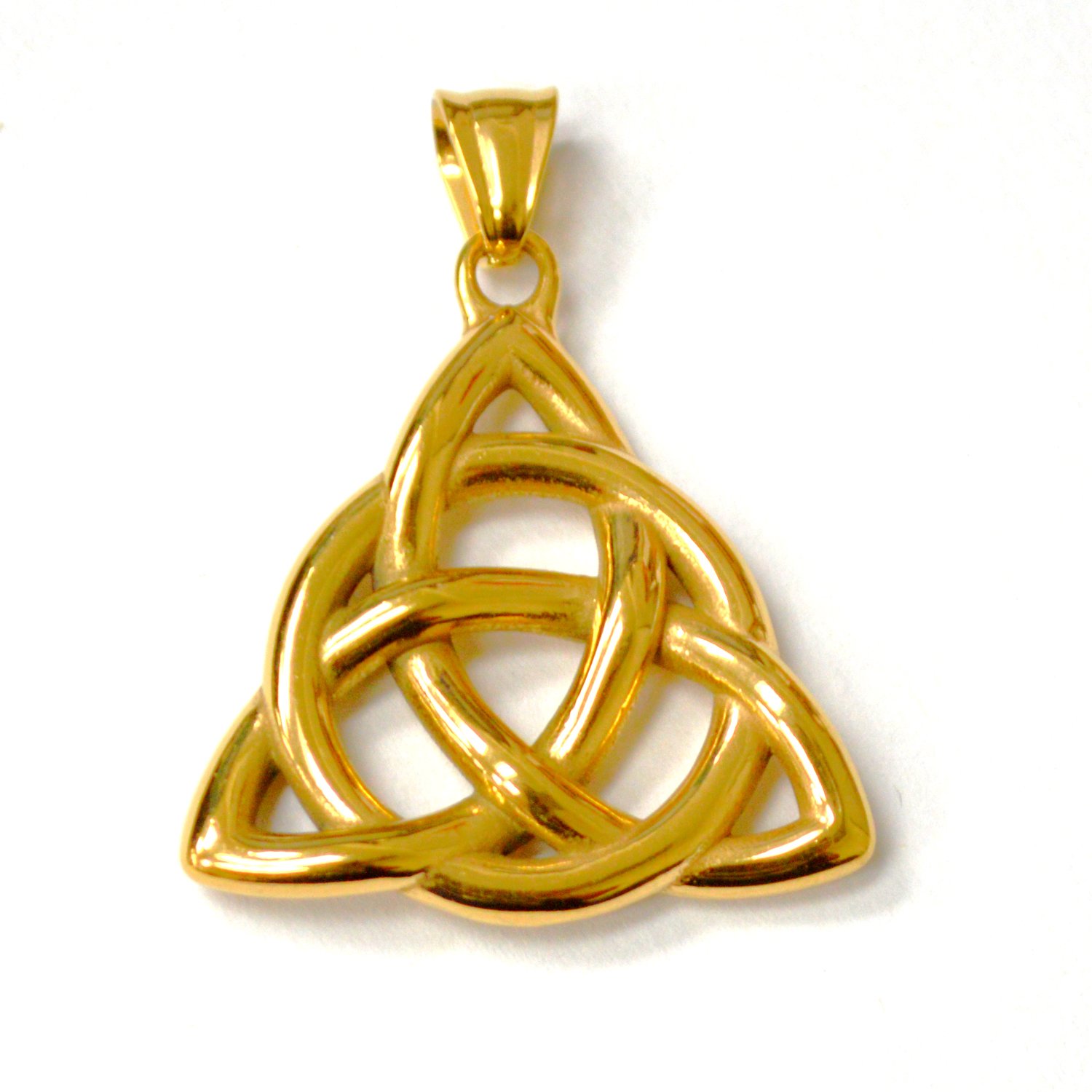 Triquetra Gold Plated Pendant 86-2282G-L