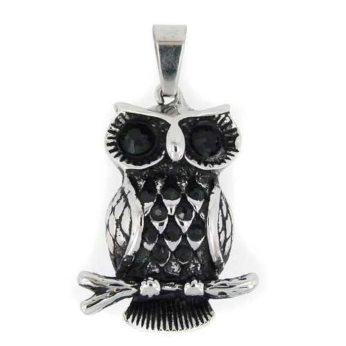 Owl Stainless Steel Pendant 86-377