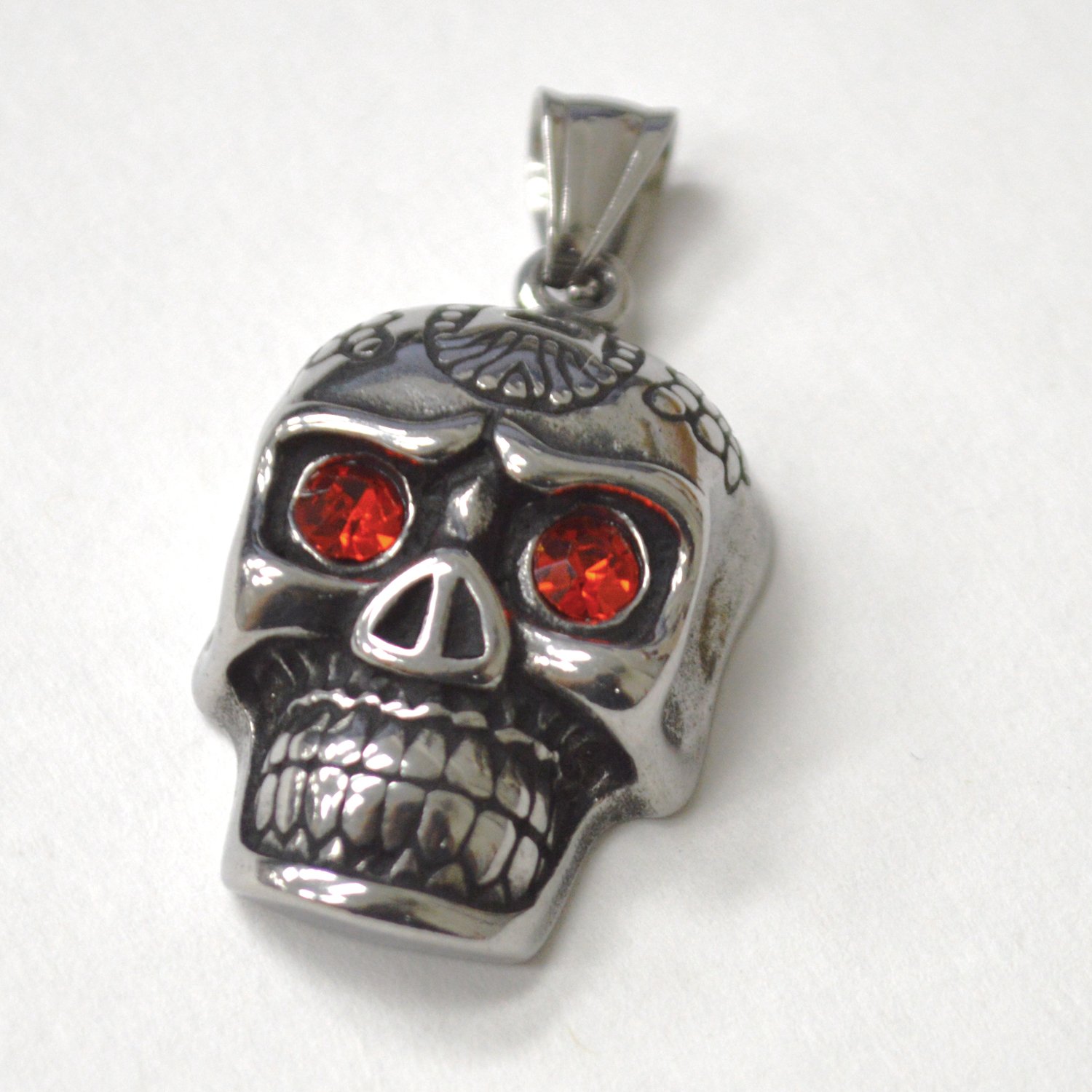 Skull Head Stainless Steel Pendant 86-2564S