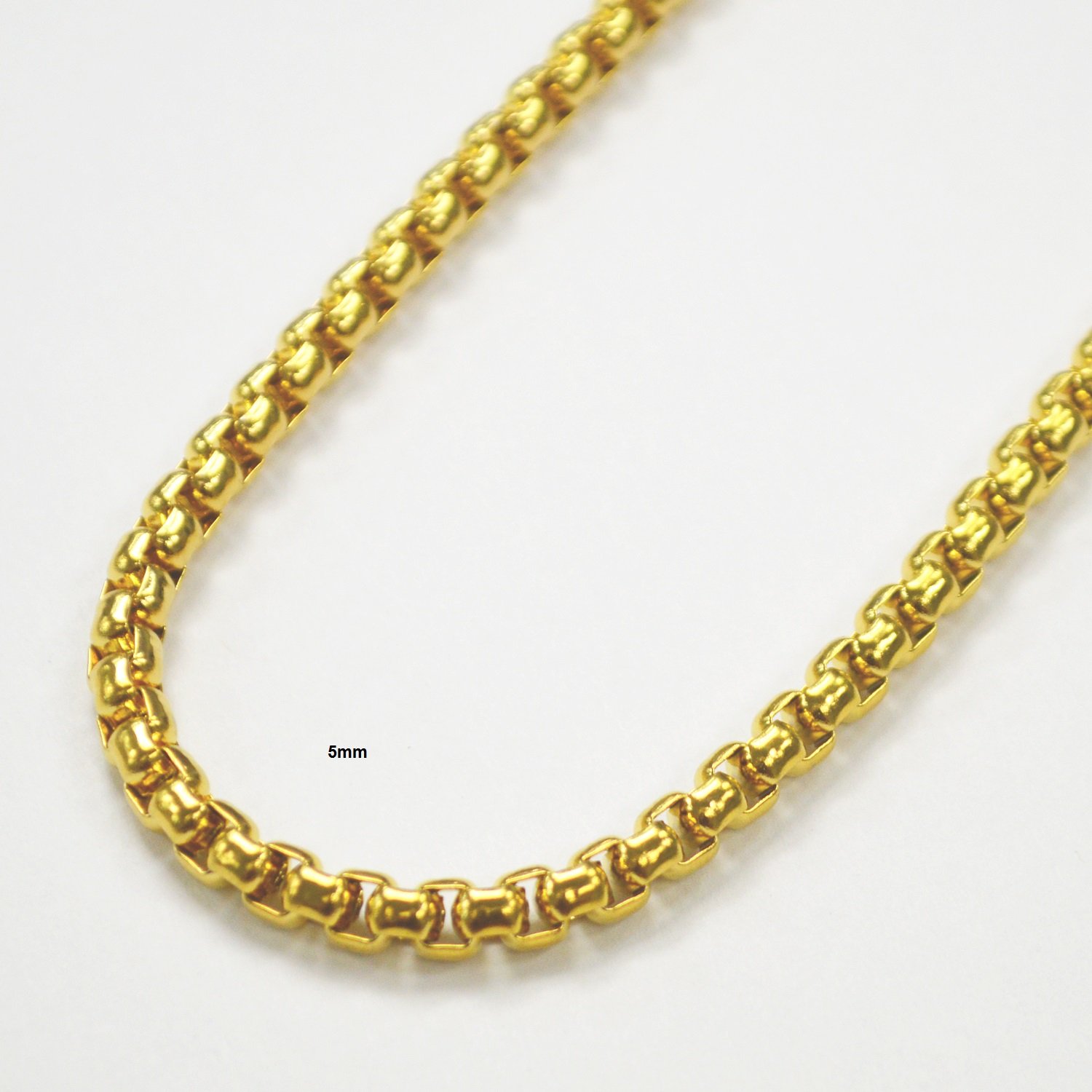 5mm Sq ROLO Gold IP Plate 85-207G-5