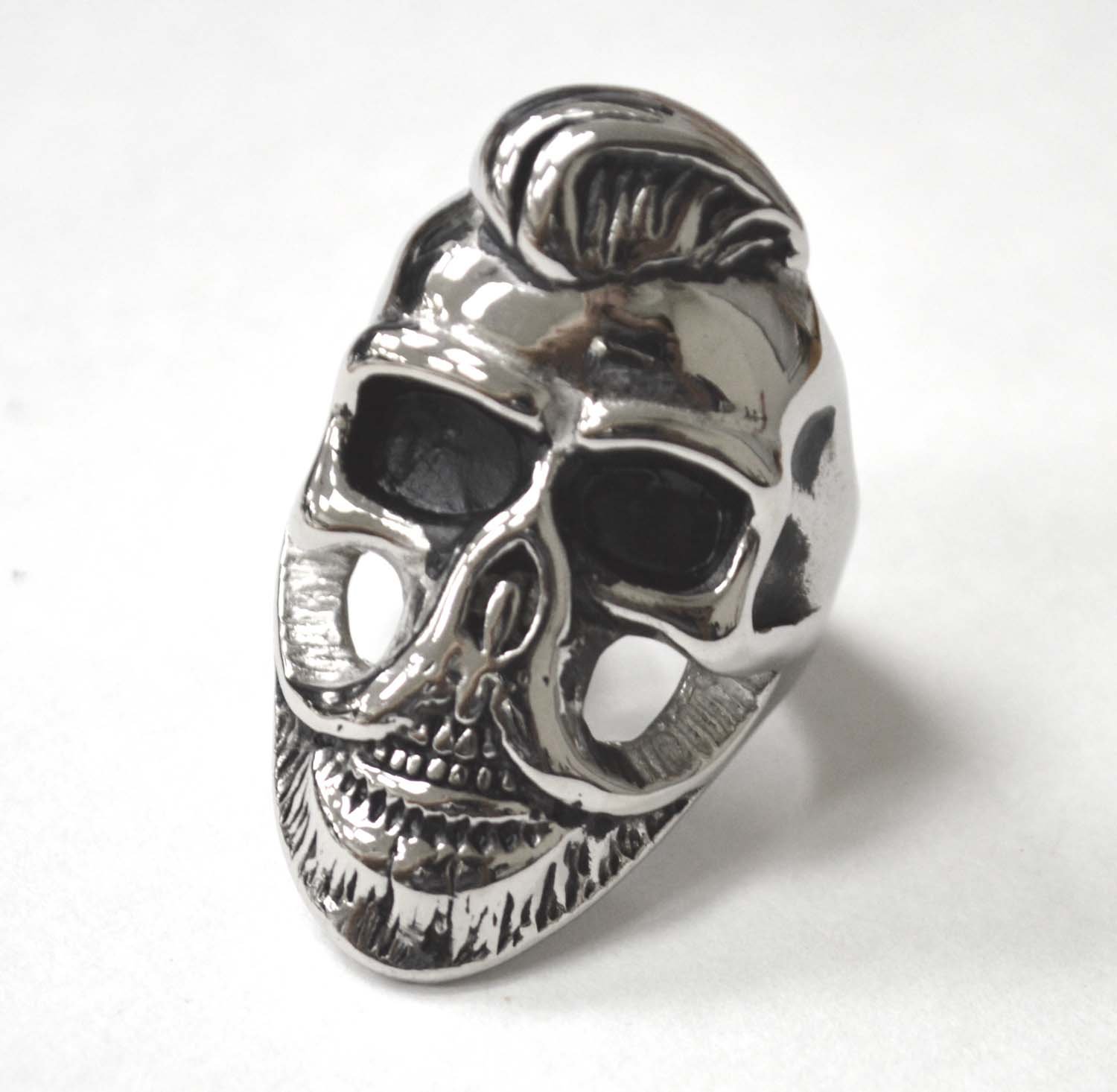 Skull Head Stainless Steel Ring 81-1569