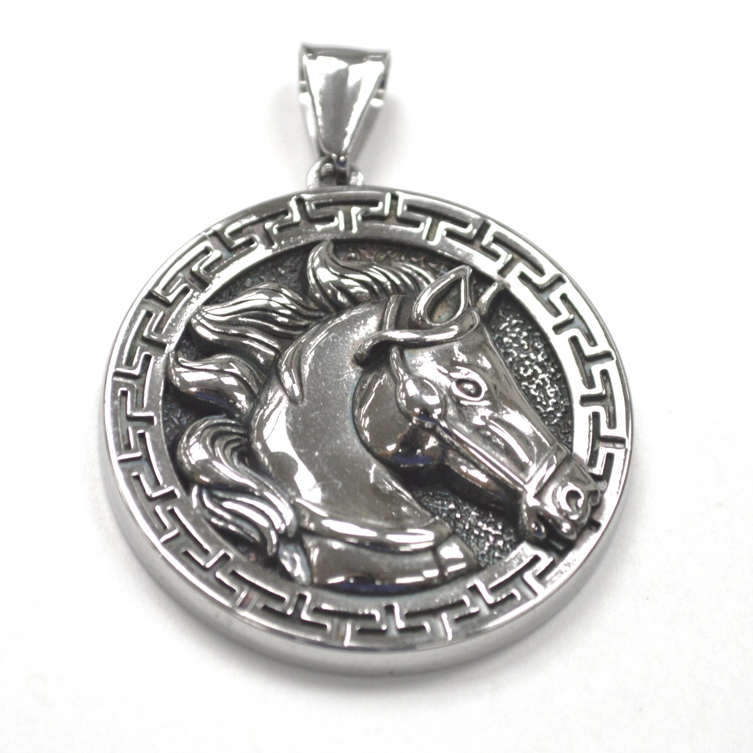 Horse Head Stainless Steel Pendant 86-2955