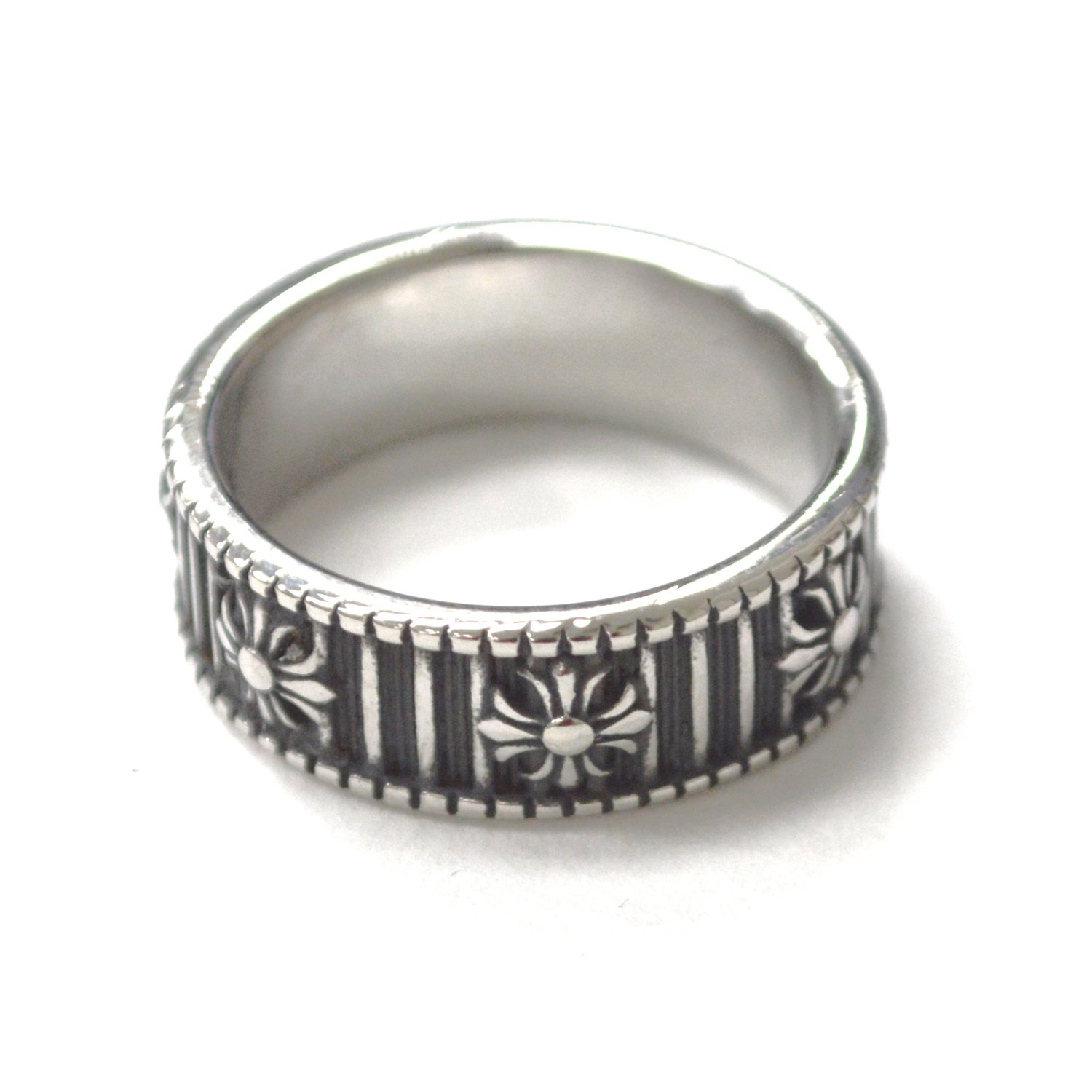 Maltese Cross Stainless Steel Ring 81-1714