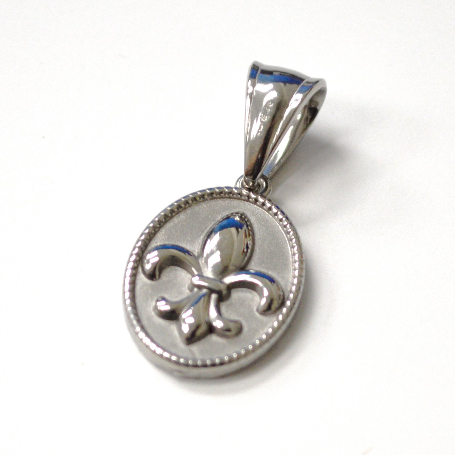 Fleur De Lis Stainless Steel Pendant 86-3101