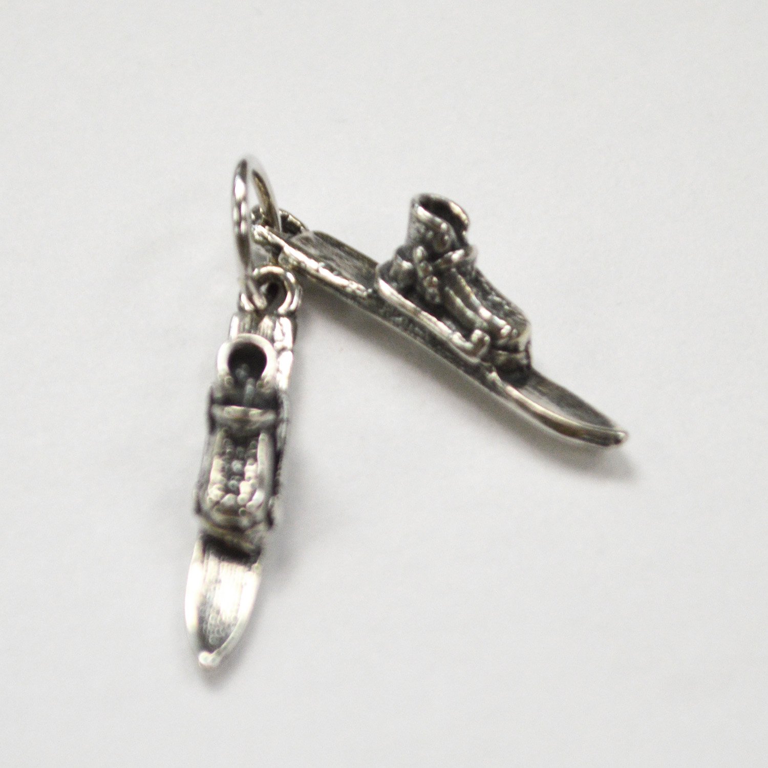 Skier Board  Pendant Sterling Silver 56-2298