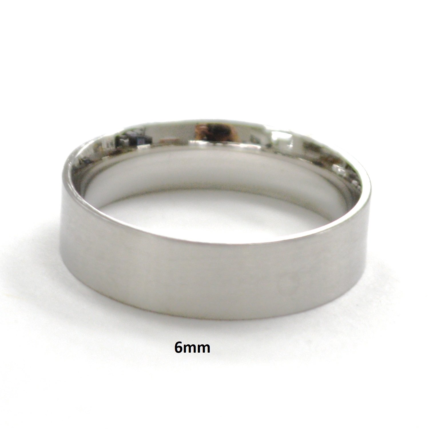 6mm Flat Plain Band Ring 81-304-6