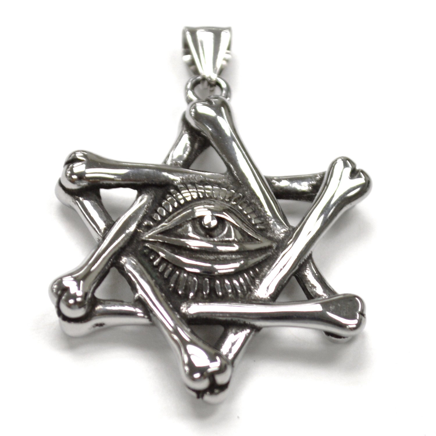 Star of David with Eye Of Providence Pendant 86-2983