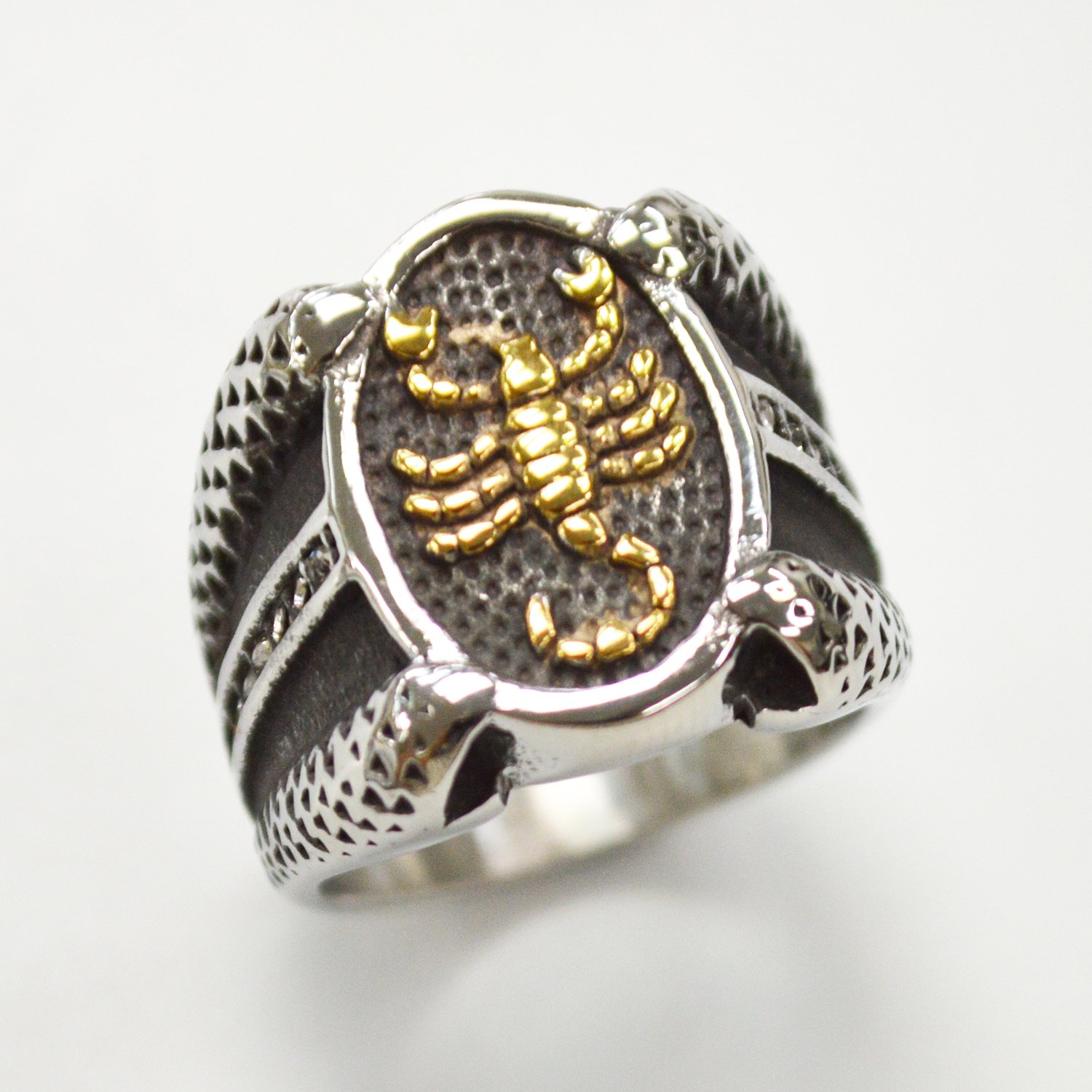 Scorpion 2 Tone Gold  Ring  81-1211-2T