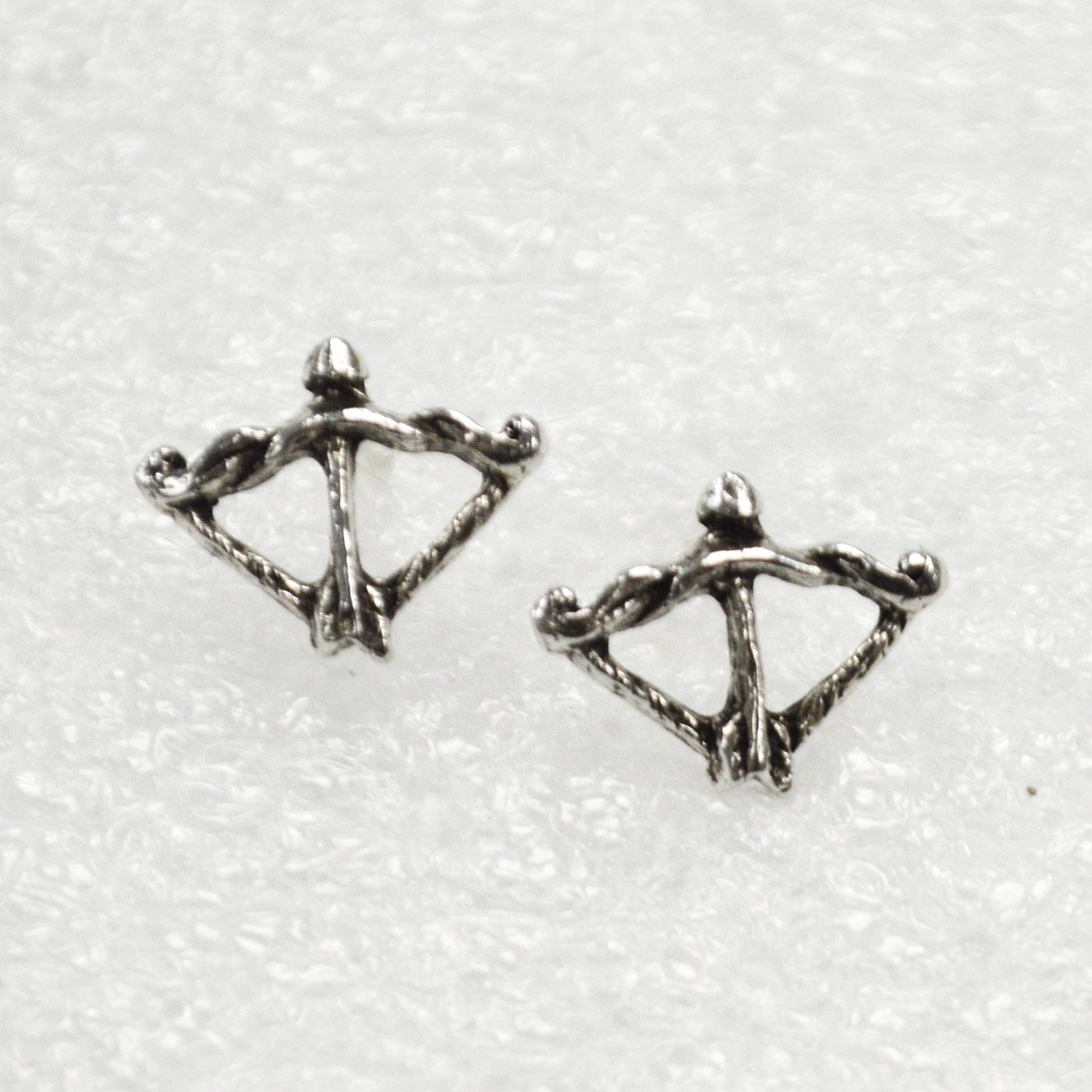 Bow and Arrow Stud Earring Sterling Silver 53-5053