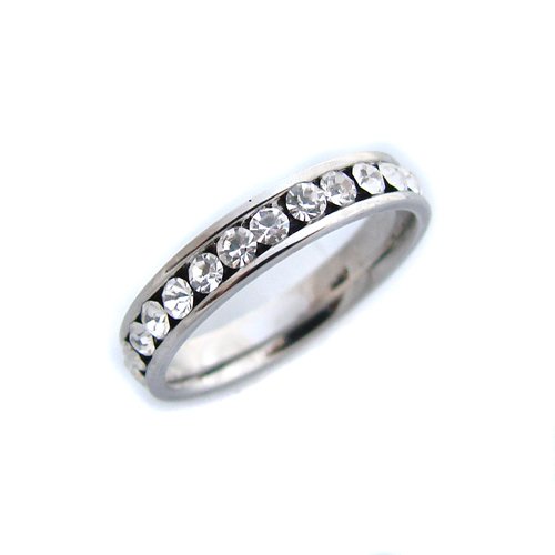 Eternity Stainless Steel Ring 81-257S