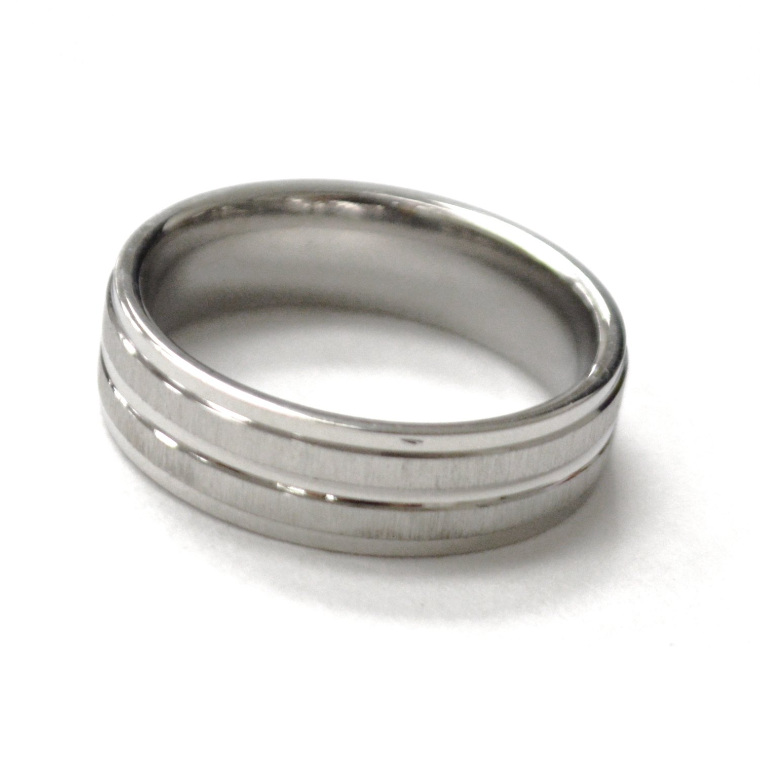 Frosted Stainless Steel Ring 81-1743S