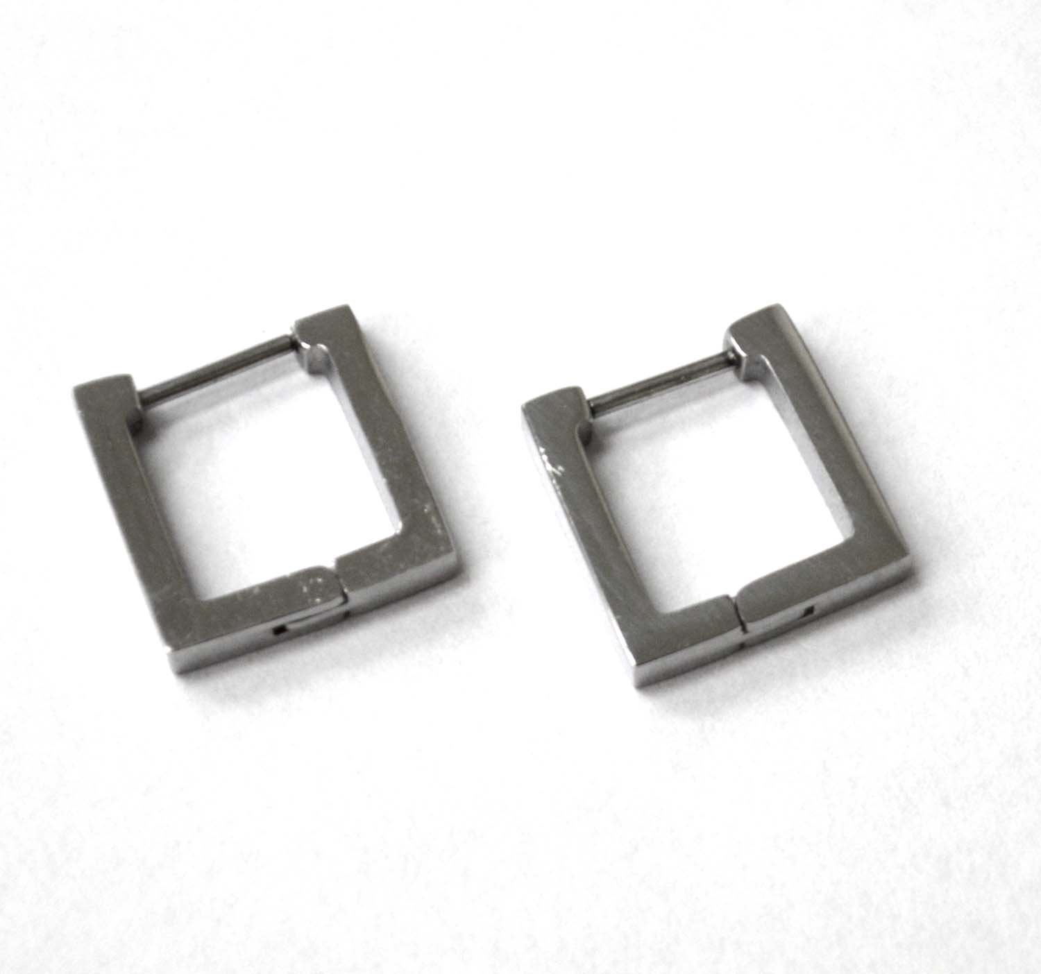 Square Shape Hoops Stainless Steel 83-777S