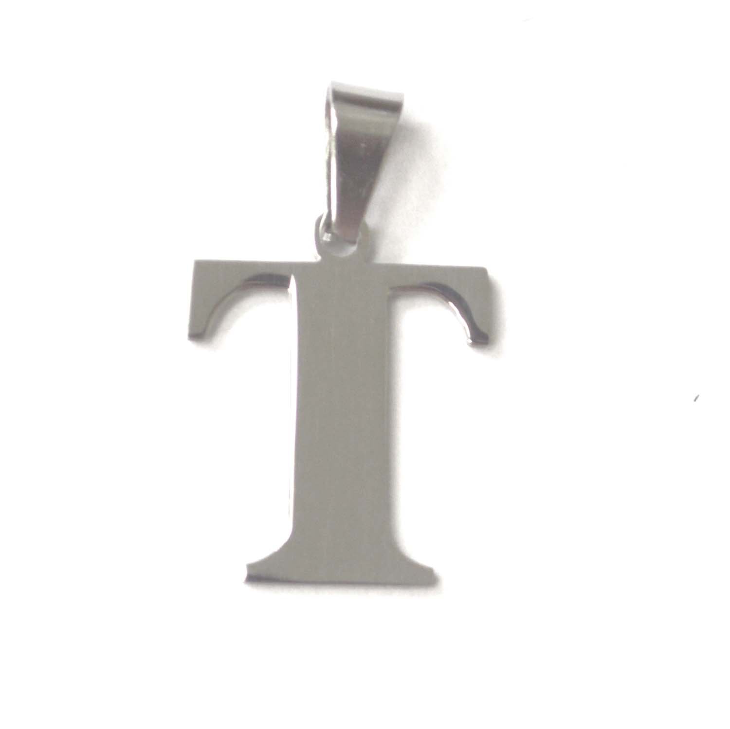 T Initial Stainless Steel Pendant 86-278-T
