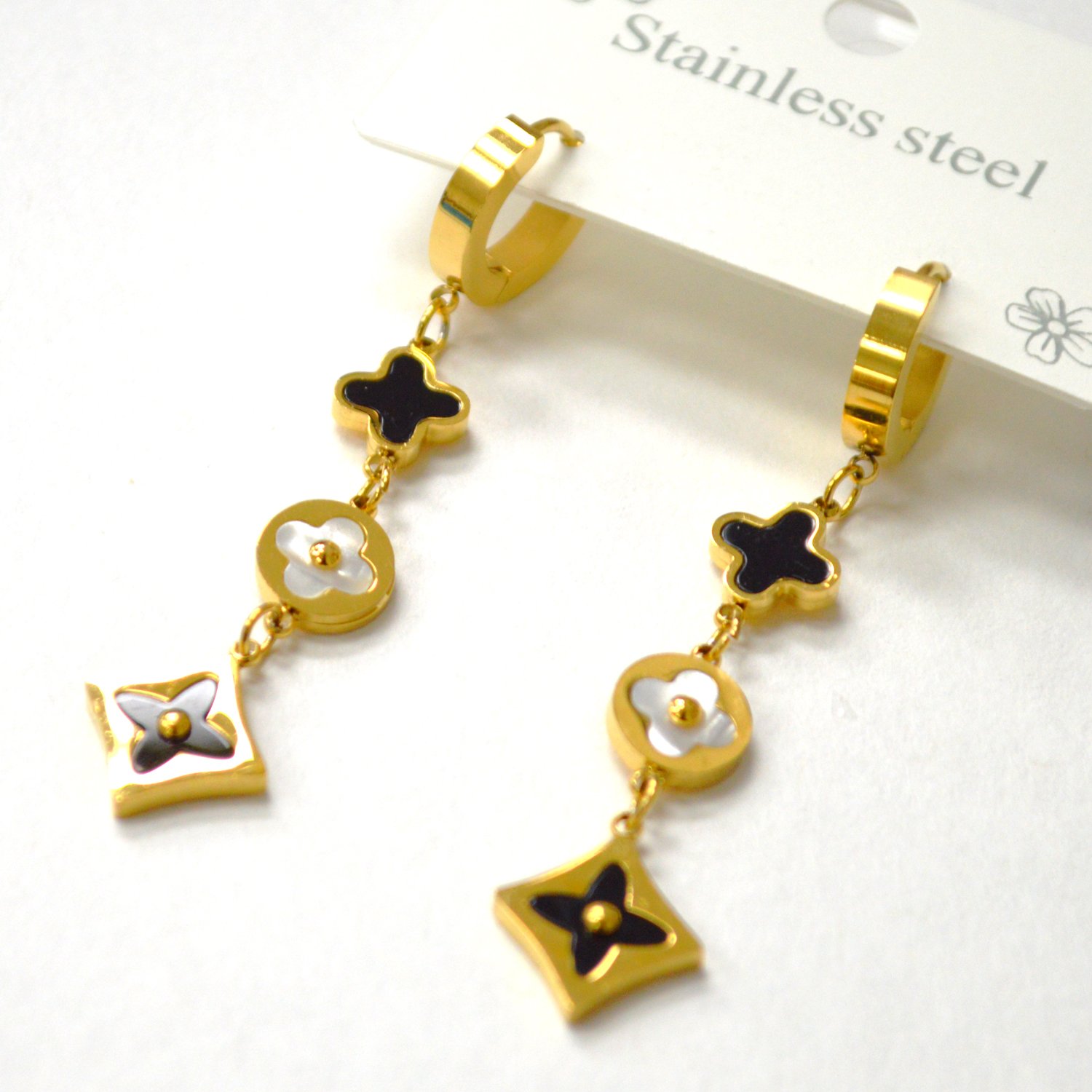 Designers Inspired Gold Plated Earrings 83-938G