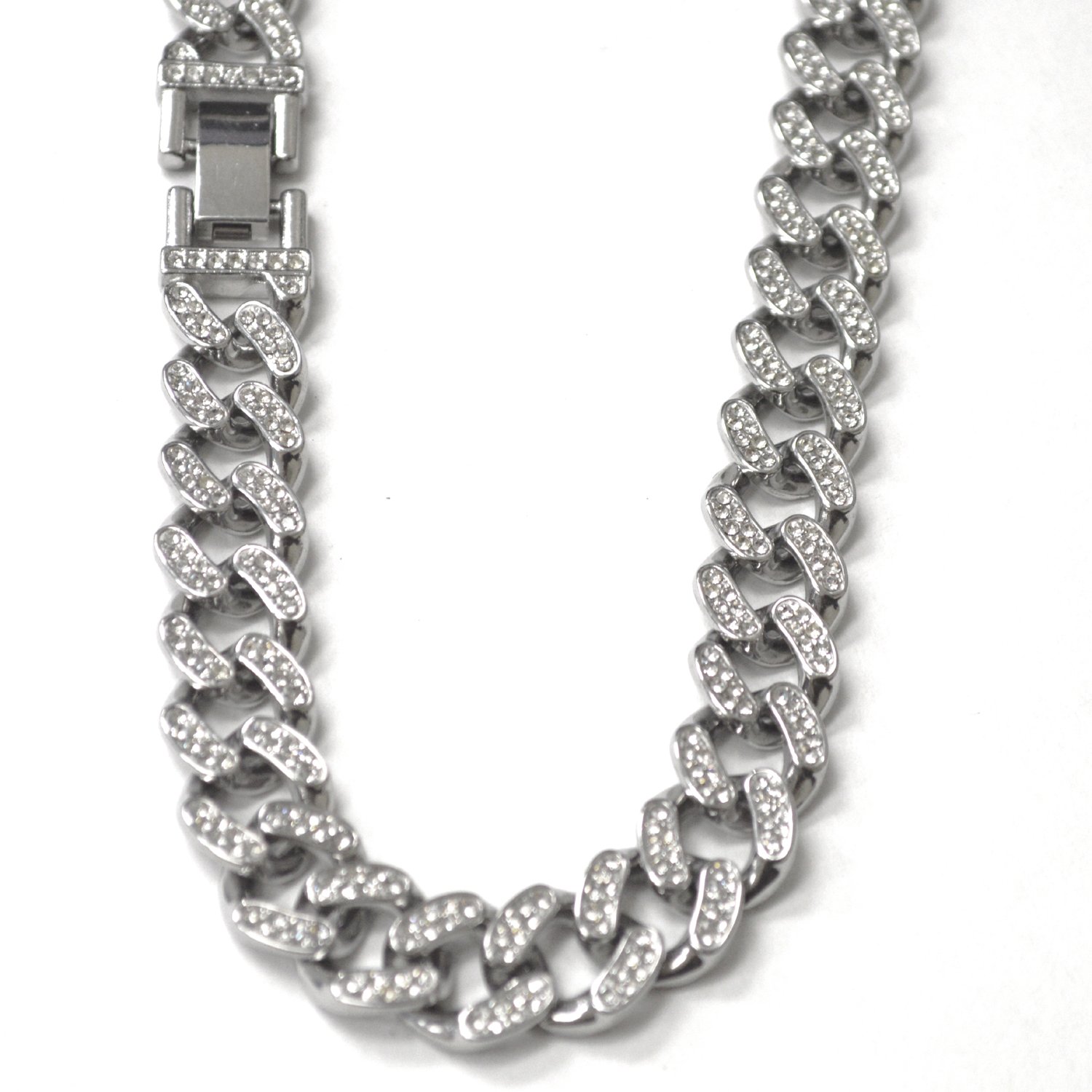 Hip Hop Bling Bling Stainless Steel Necklace 85-308S