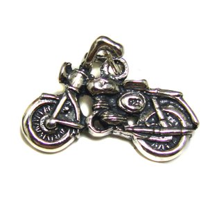 Motorcycle Pendant Sterling Silver 561154