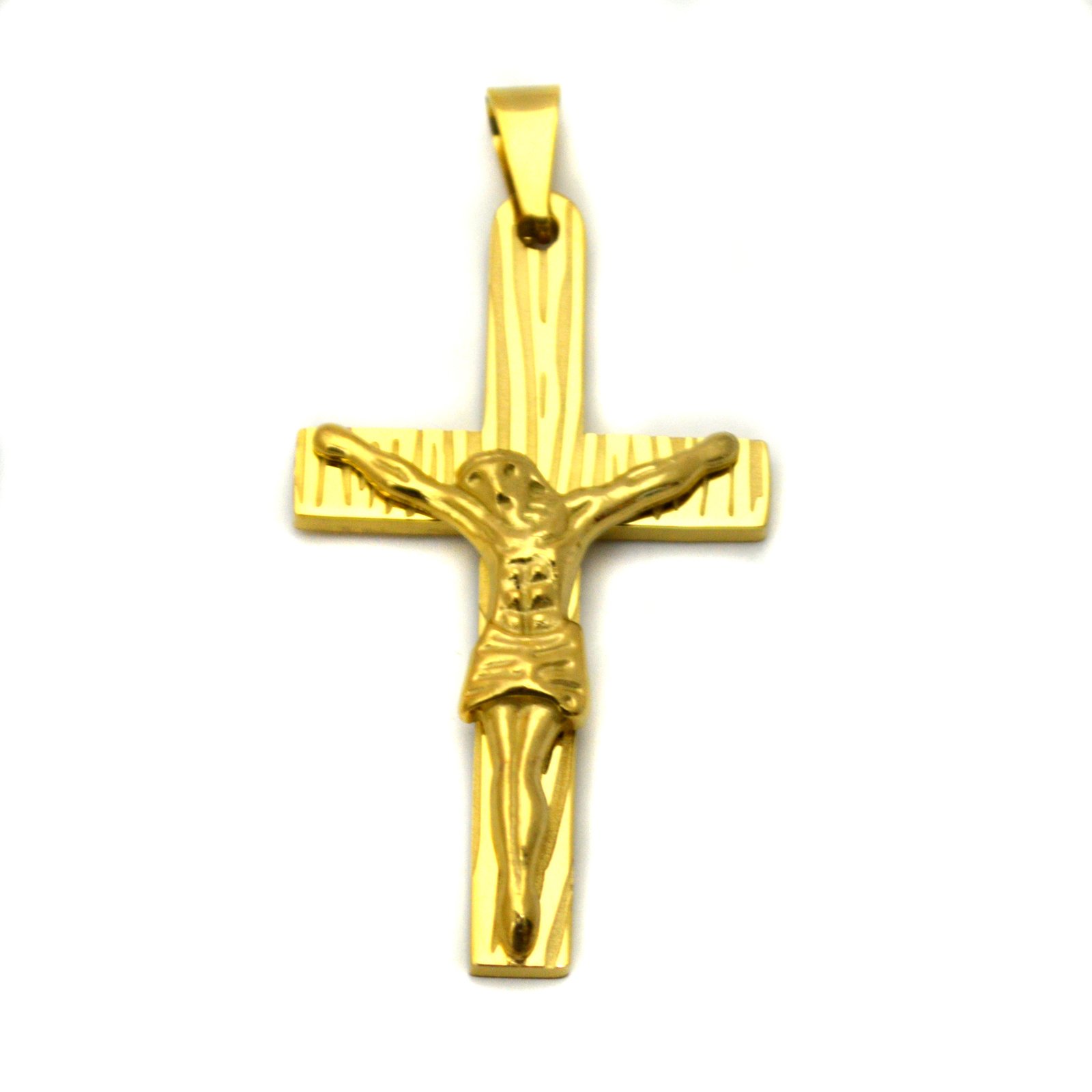 Crucifix Gold IP Plated  Pendant 86-2230