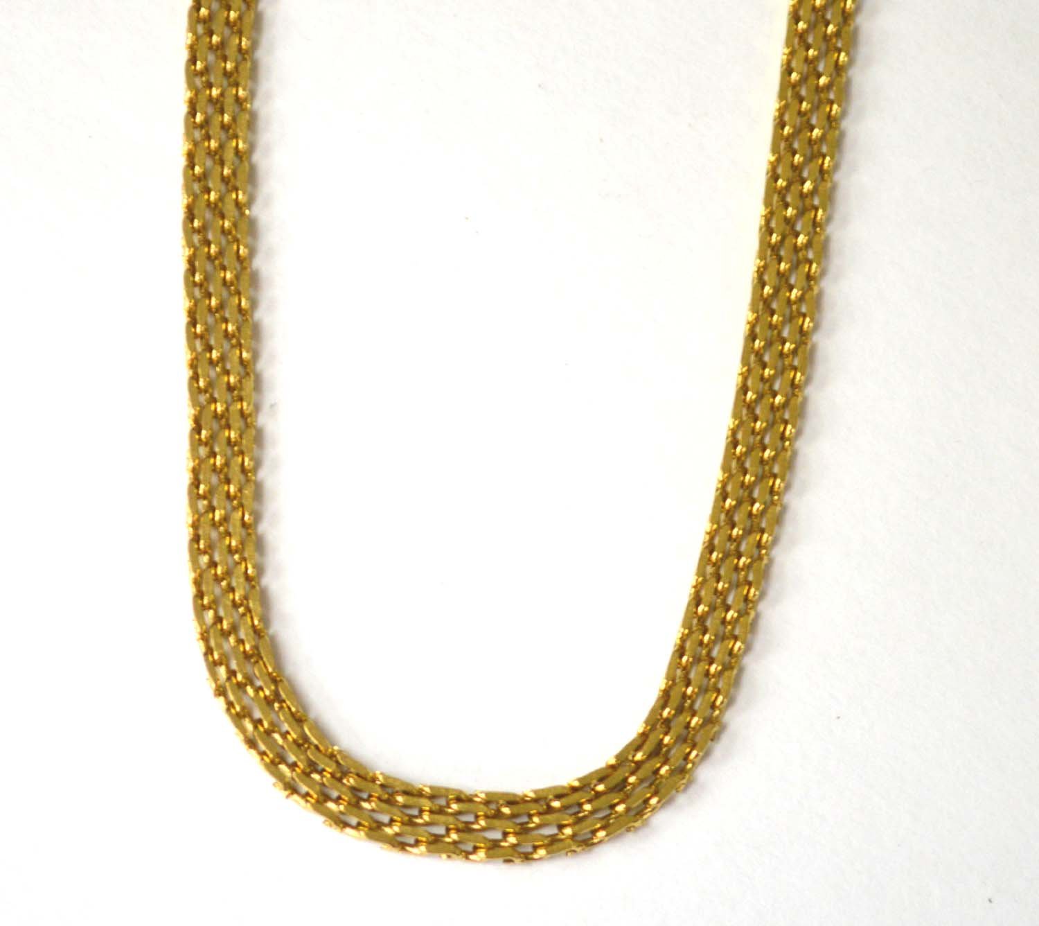 Bismark Gold IP Plated Necklace 85-266G