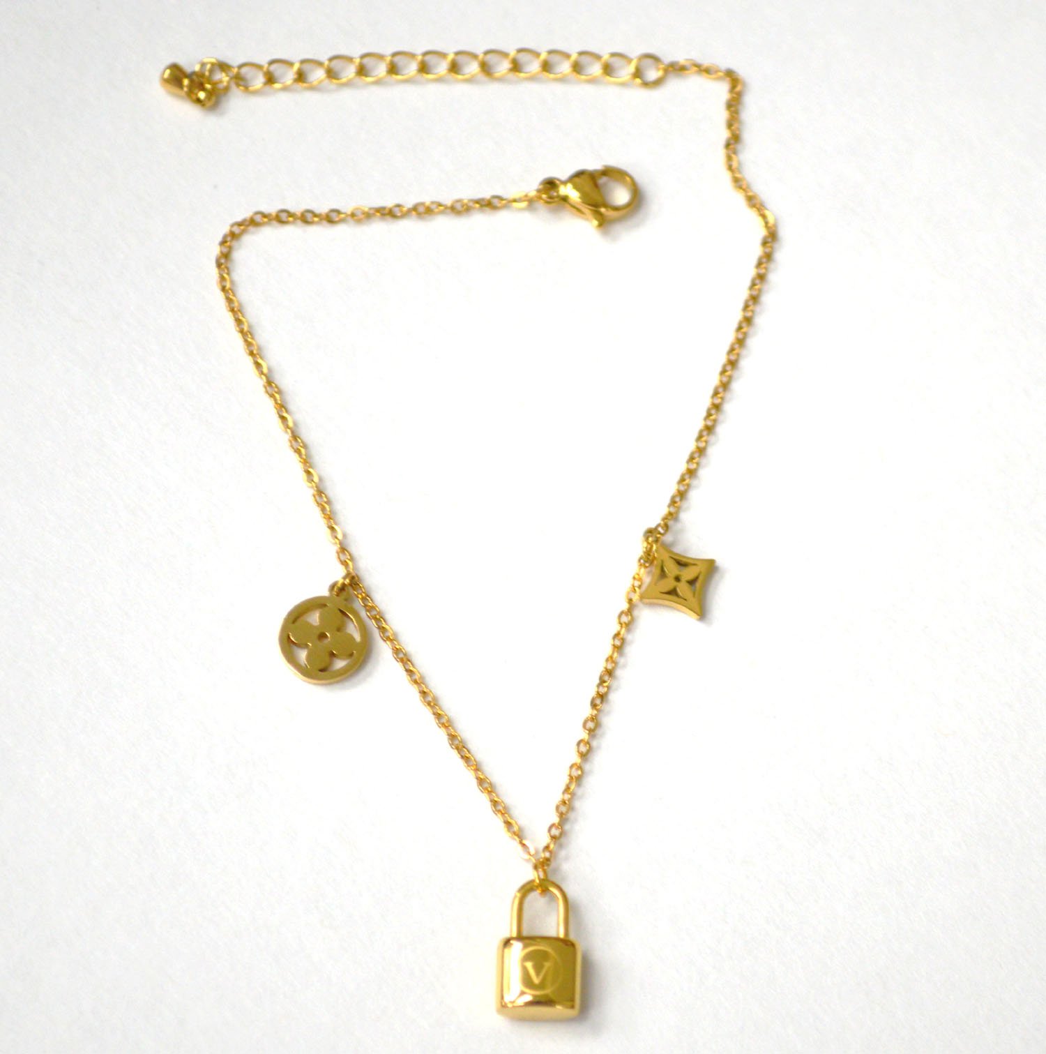 Designer Inspired Gold Plated Link 82-241G