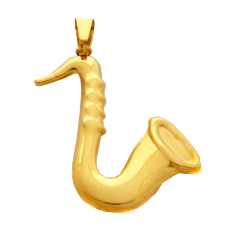Saxophone Gold Plated  Pendant 86-1989G