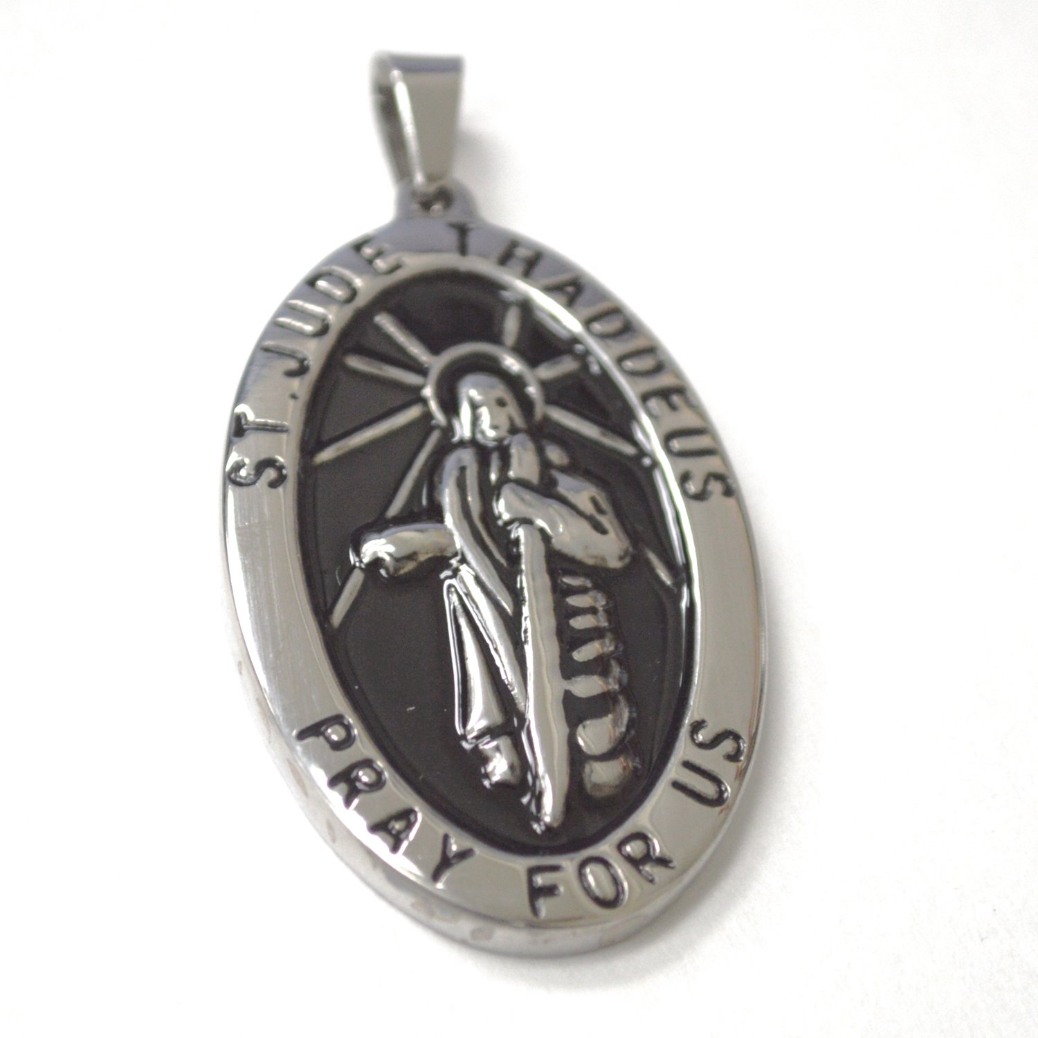St Jude Stainless Steel Pendant  86-2078S