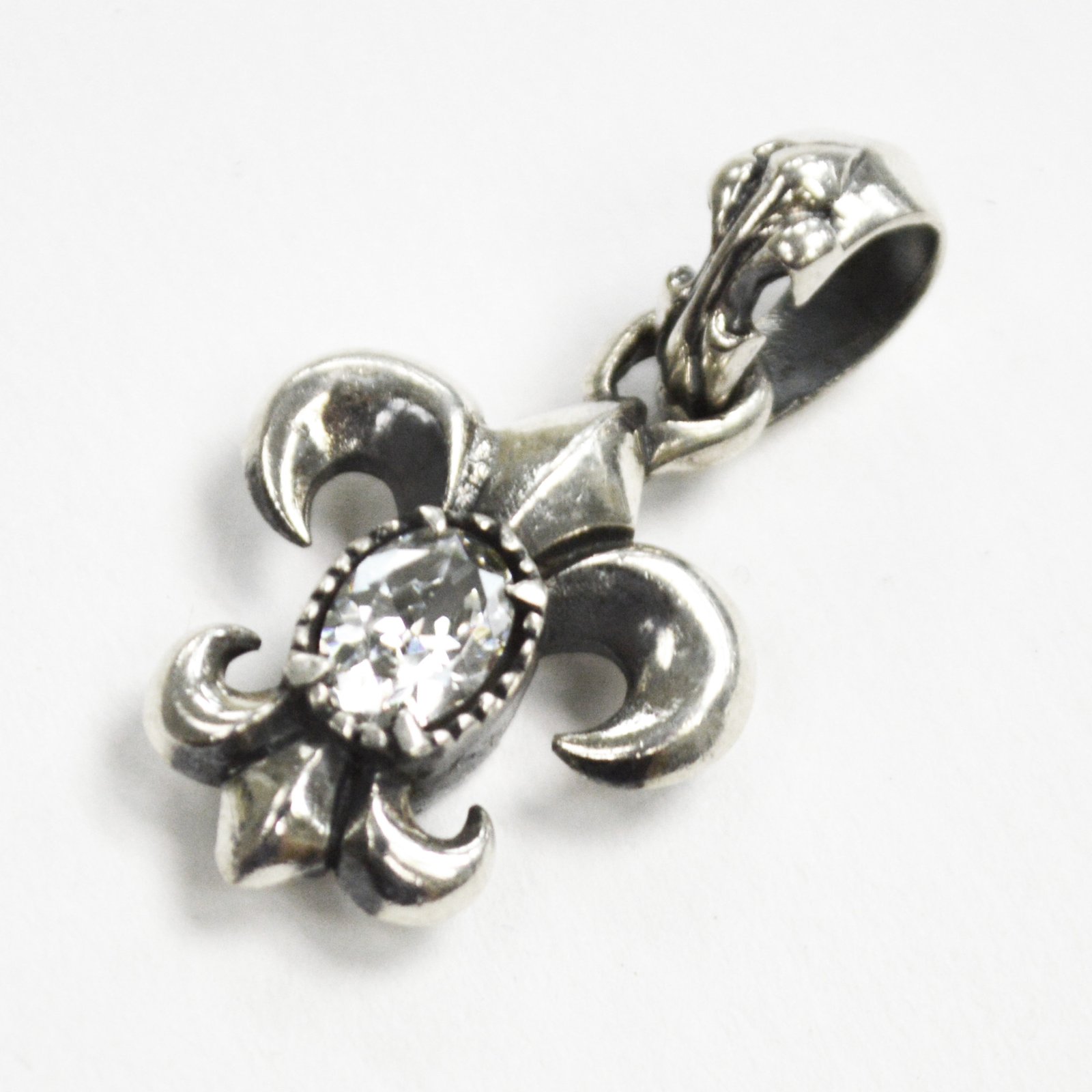 Fleur De Lis Sterling Silver Pendant 562132