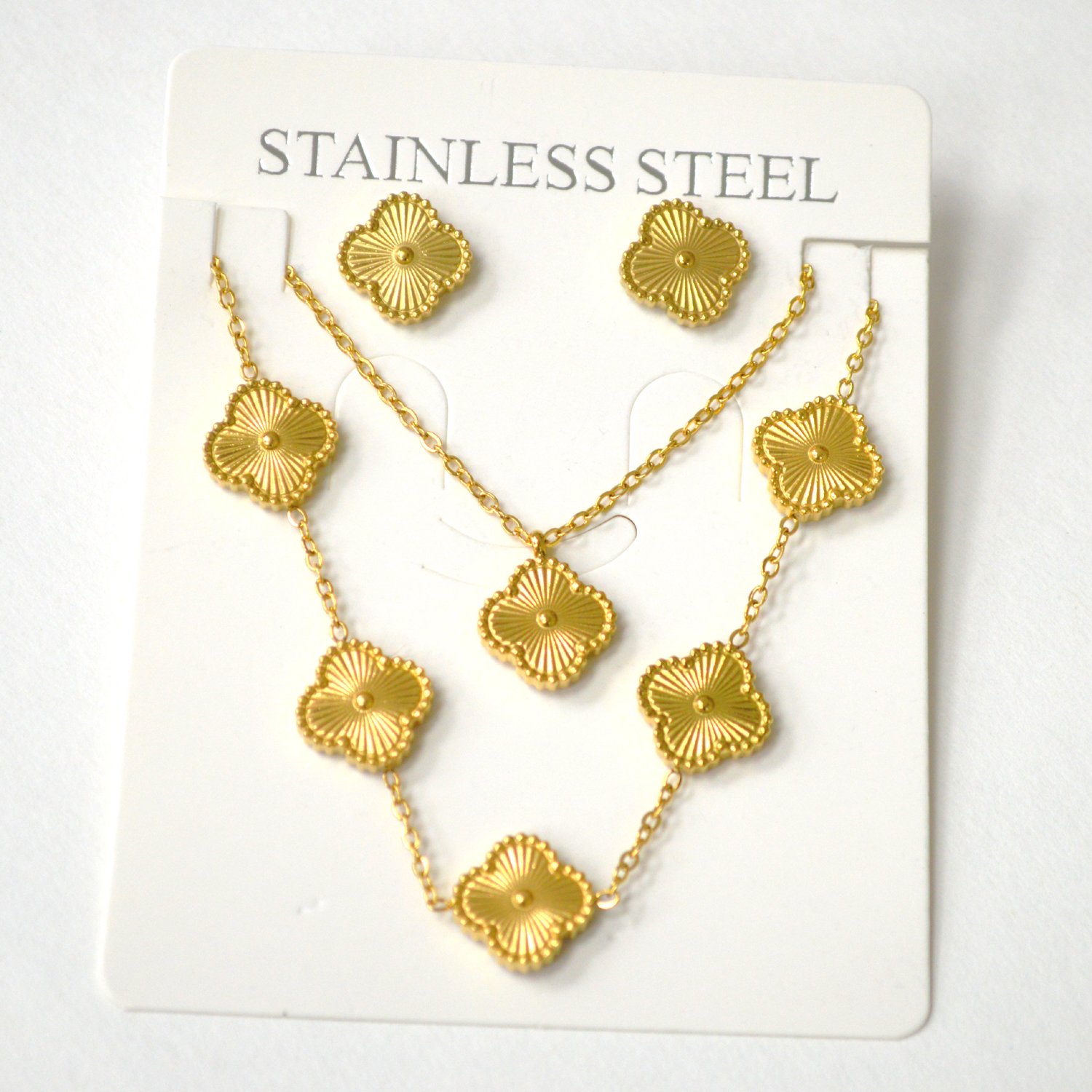Designers Inspired Gold IP Plated SETS   85-1029G-Sm