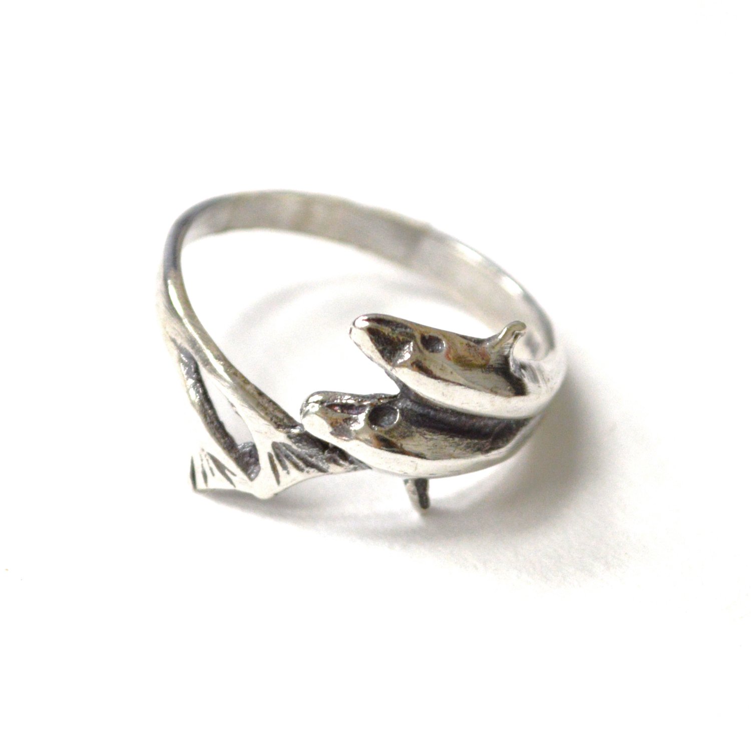 Dolphin Sterling Silver Ring 51-3089