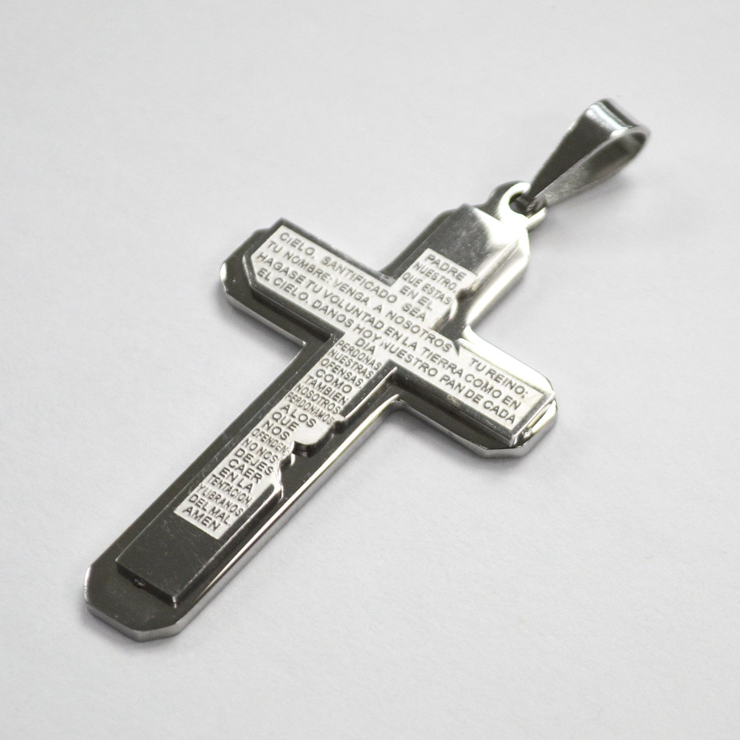 Cross Pendant Stainless Steel 86-2242S