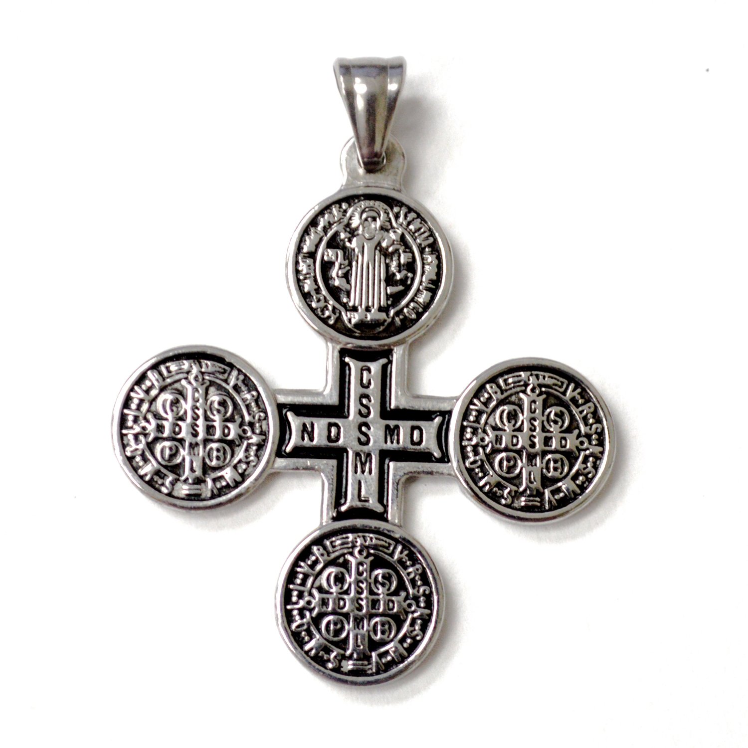 San Beneto Cross Stainless Steel Pendant 86-2995S