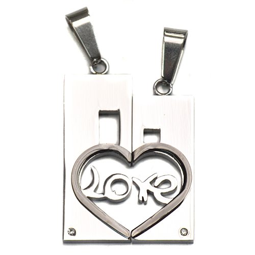 LOVE Heart Pendant (25x34mm) 86-1226