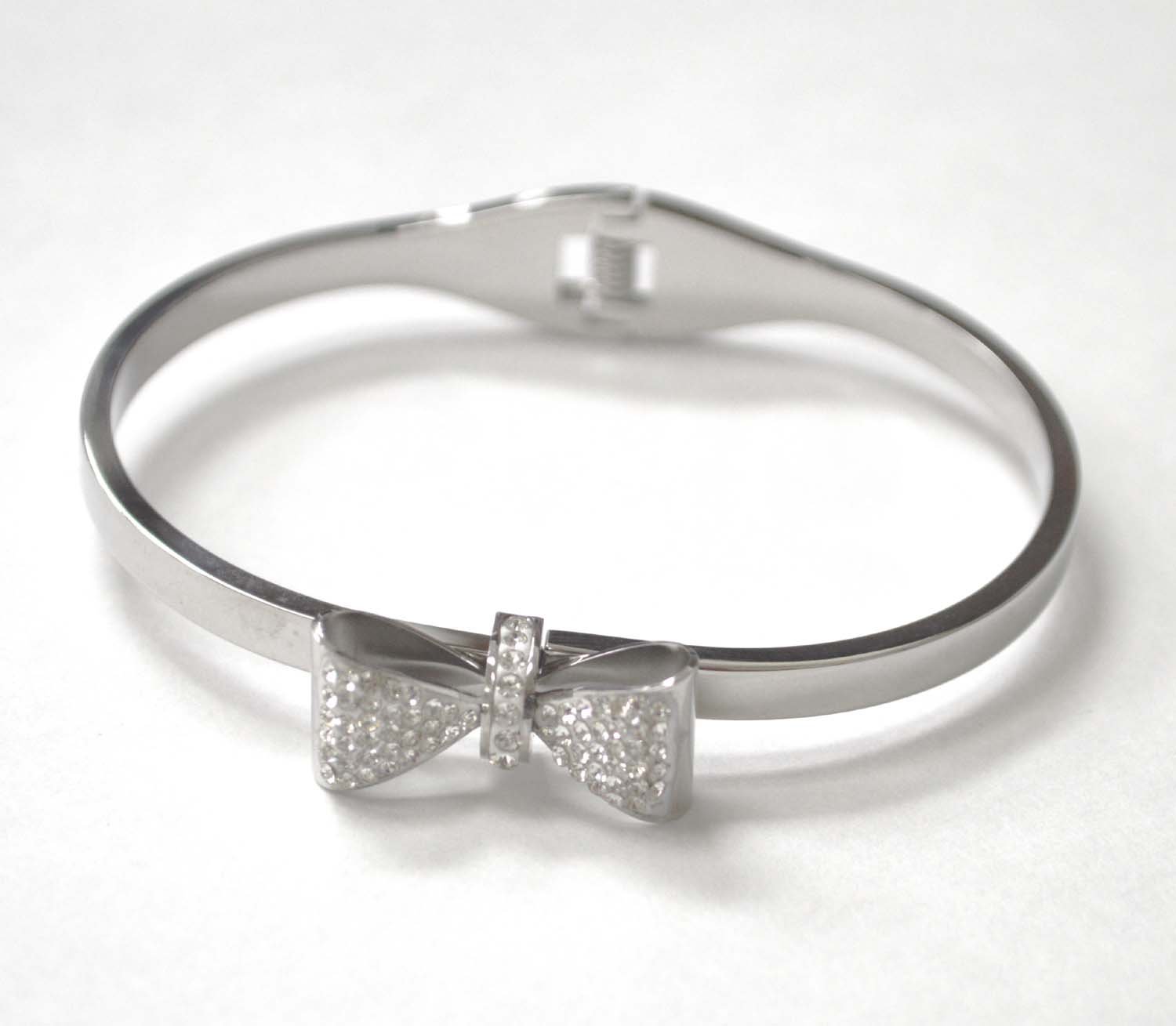 Ribbon Stainless Steel Bangle 84-1851S