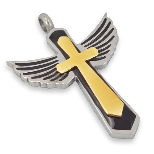 Cross With Wing Pendant 86X-121L