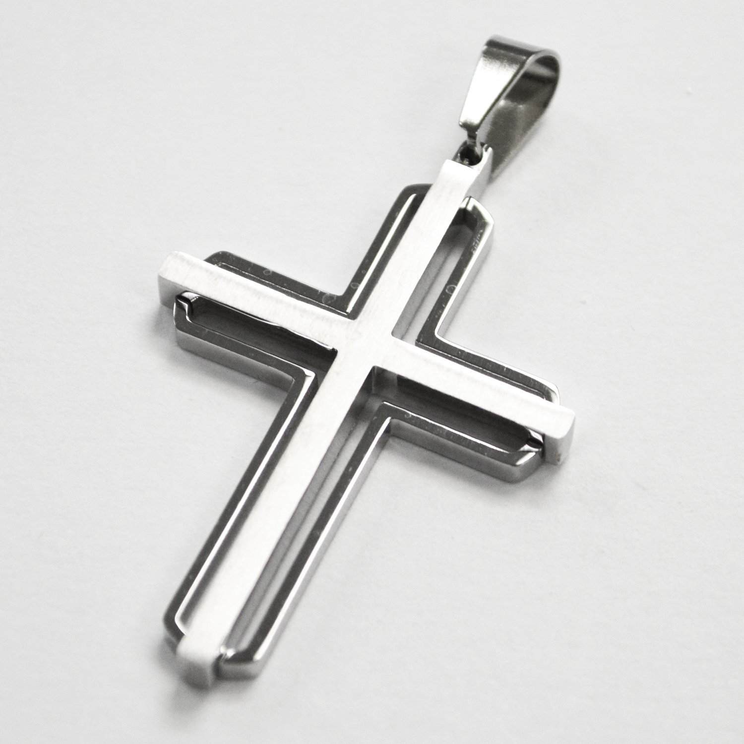Cross  Stainless Steel Pendant 86-2240S