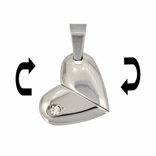 ROTATABLE HEART Pendant