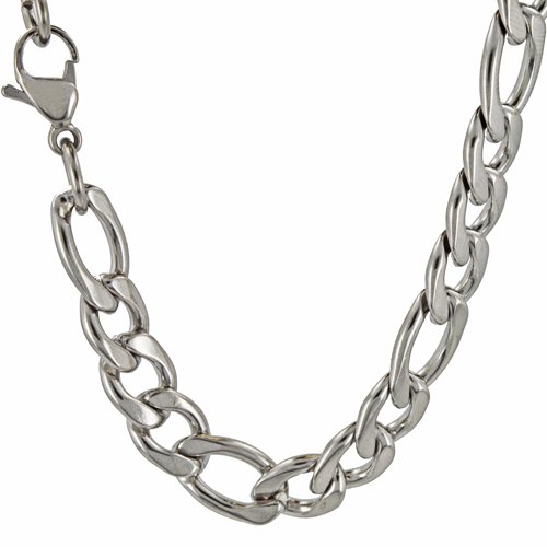 9mm Figaro Stainless Steel 85-110-9