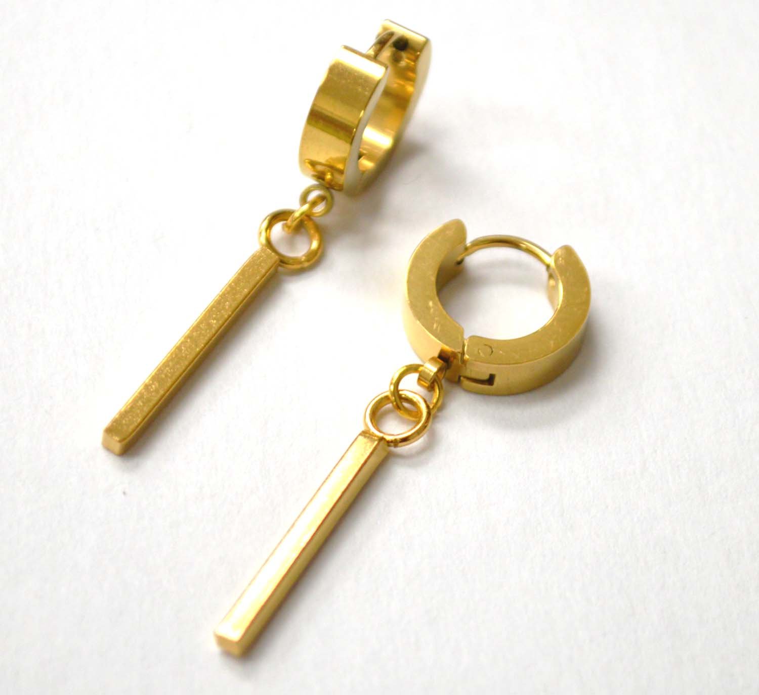 Dangling Gold Plated Huggies 83-776G